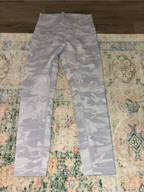Light Gray Camo Lululemon Leggings